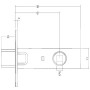 Засувка дверна TRION 91545 C-03 SN