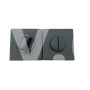 Фіксатор двернийквадратний TRION WC 49+11 knob Black