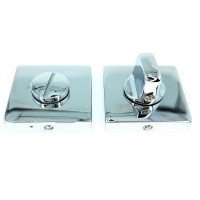 Фіксатор дверний квадратний TRION WC 49+11 knob CP