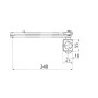 Доводчик дверний ASSA ABLOY DC140 чорний