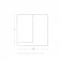 Дверний стопор для підлоги MVM М-37 Т чорний