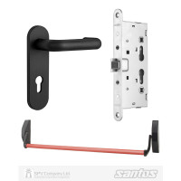Комплект антипаніка SANTOS BLACK/RED 900мм 9x9мм