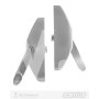 Комплект антипаніка SANTOS SATIN NICKEL/STAINLESS STEEL 900мм 9x9мм