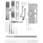 Комплект антипаніка SANTOS SATIN NICKEL/STAINLESS STEEL 900мм 9x9мм