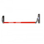 Ручка антипаника врезная TESA 1970909 NR BLACK/RED 900мм 9x9мм