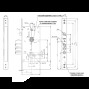 Замок врізний MUL-T-LOCK 354М BS60мм 85мм