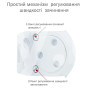 Доводчик дверний Ryobi D 2055V BC STD з ножицями сірий