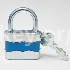 Замок навісний TOKOZ DUPLO 45 2KEY Blue 25мм 5.6мм