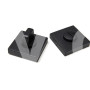 Фіксатор двернийквадратний TRION WC 49+11 knob Black