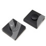 Фіксатор двернийквадратний TRION WC 49+11 knob Black
