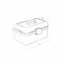 Аптечка органайзер MVM PC-16 S білий