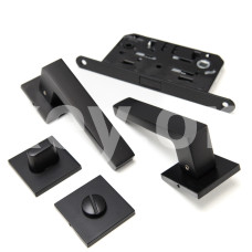 Ручка міжкімнатна комплект SIBA ECO NEMRUT Black