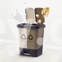Відро для сміття MVM BIN-05 20L бежевий/коричневий