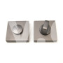 Фіксатор дверний квадратний TRION WC 49+11 knob MBN