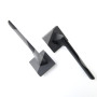 Ручка міжкімнатна дверна TRION ЦАМ GALAXY AL-49 Black