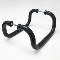 Ручка дверна офісна П-подібна скоба антрацит 300 мм